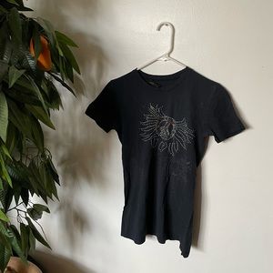 Y2K Black peace t-shirt